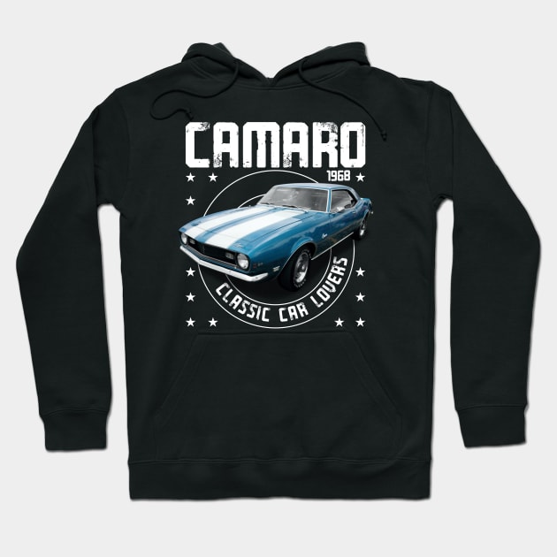 Classic Car Camaro Z28 1968 Hoodie by cecatto1994